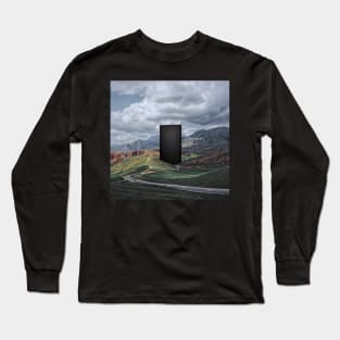 A Small Hesitation - Surreal/Collage Artwork Long Sleeve T-Shirt